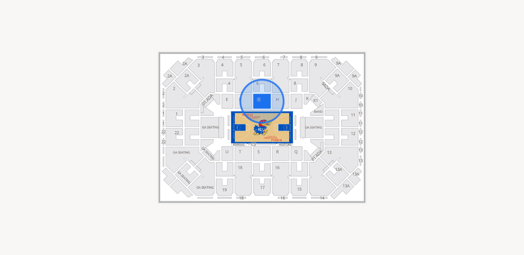 Allen Fieldhouse Seating Chart