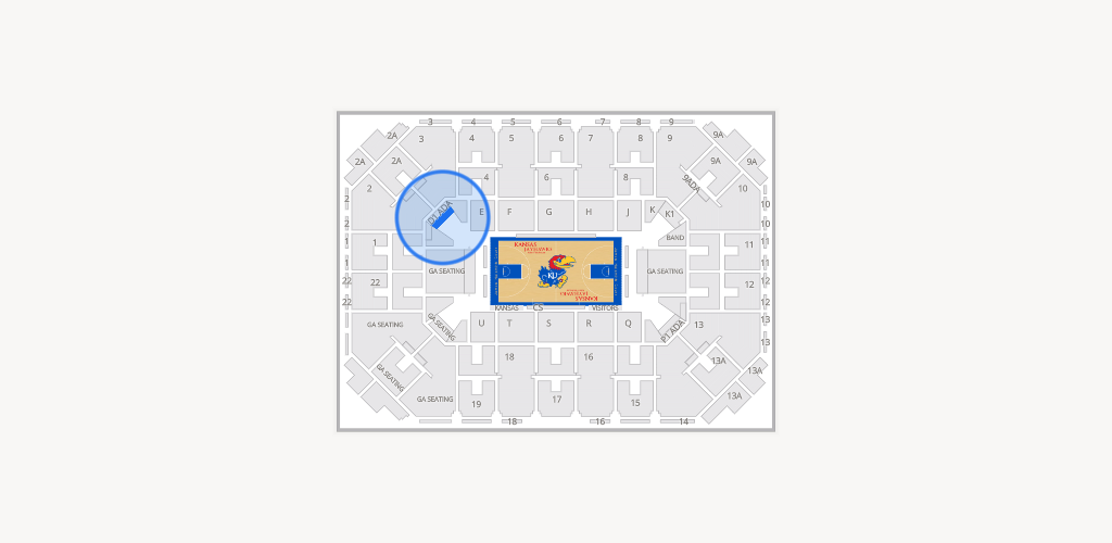 Allen Fieldhouse Seating Chart