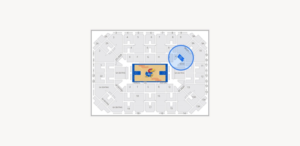 Allen Fieldhouse Seating Chart