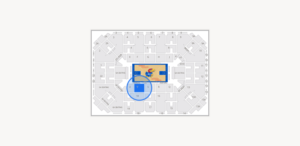 Allen Fieldhouse Seating Chart