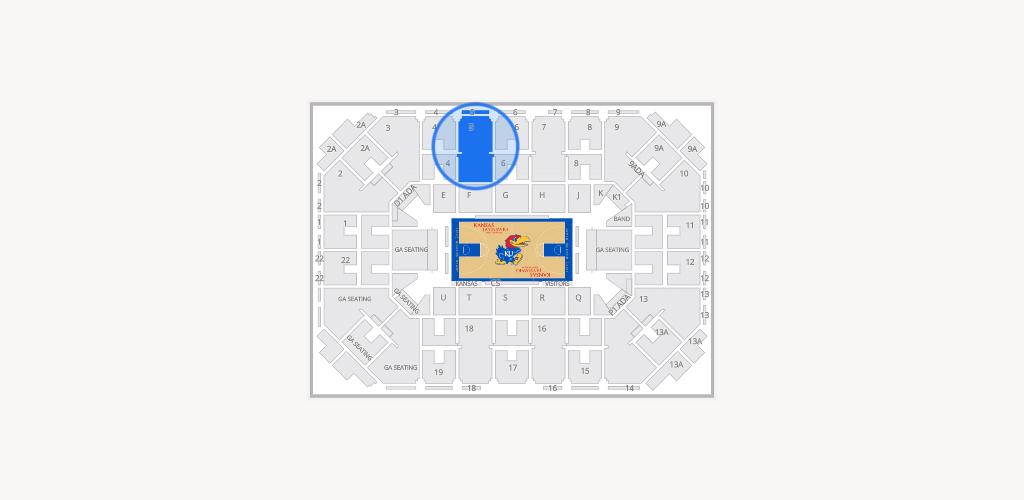 Allen Fieldhouse Seating Chart