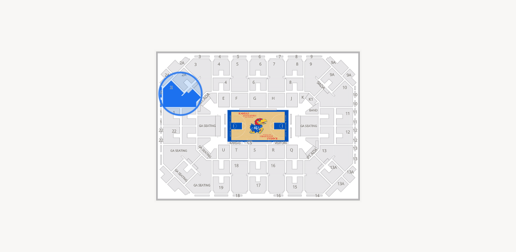 Allen Fieldhouse Seating Chart