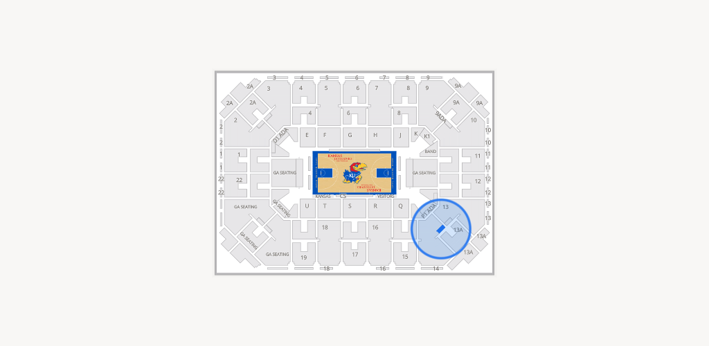 Allen Fieldhouse Seating Chart