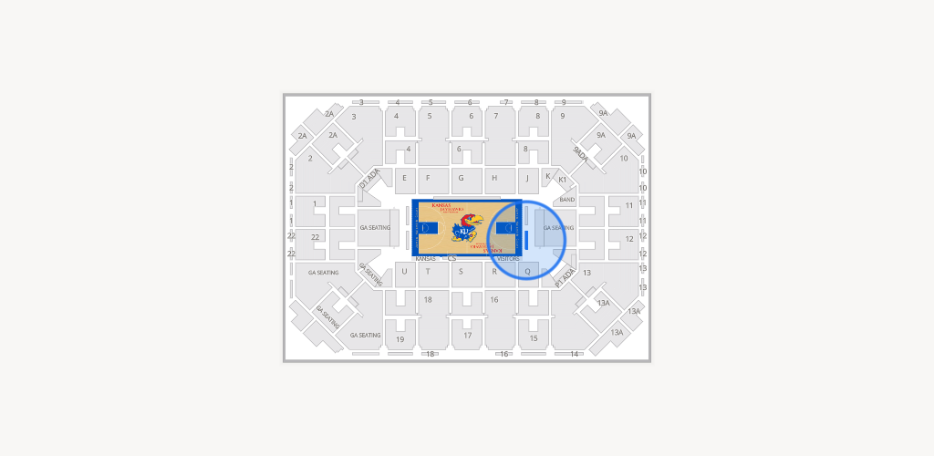 Allen Fieldhouse Seating Chart