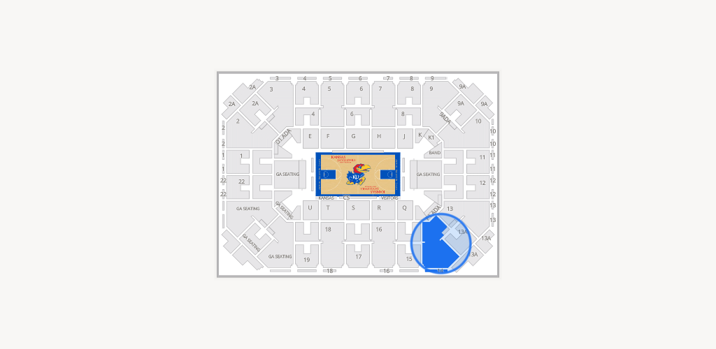 Allen Fieldhouse Seating Chart