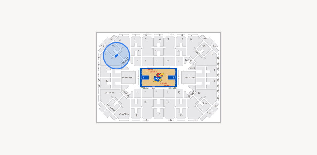 Allen Fieldhouse Seating Chart