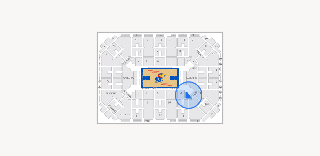 Allen Fieldhouse Seating Chart