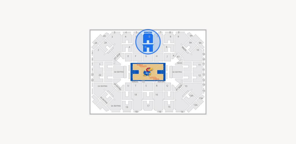 Allen Fieldhouse Seating Chart