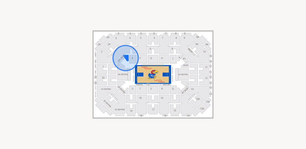 Allen Fieldhouse Seating Chart