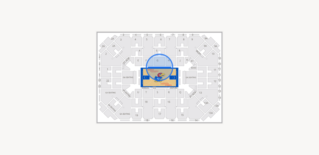 Allen Fieldhouse Seating Chart