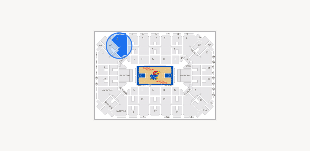 Allen Fieldhouse Seating Chart