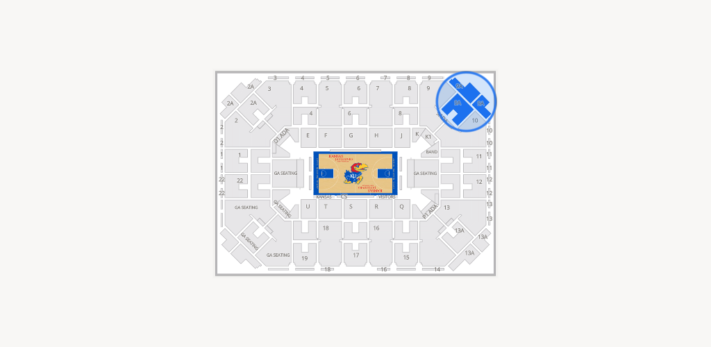 Allen Fieldhouse Seating Chart