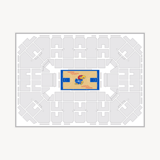 Allen Fieldhouse seating chart