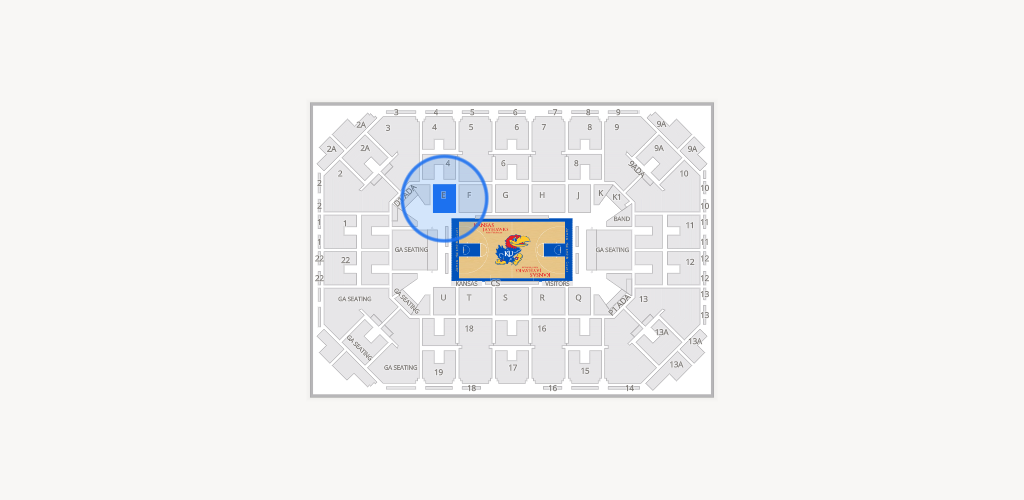 Allen Fieldhouse Seating Chart