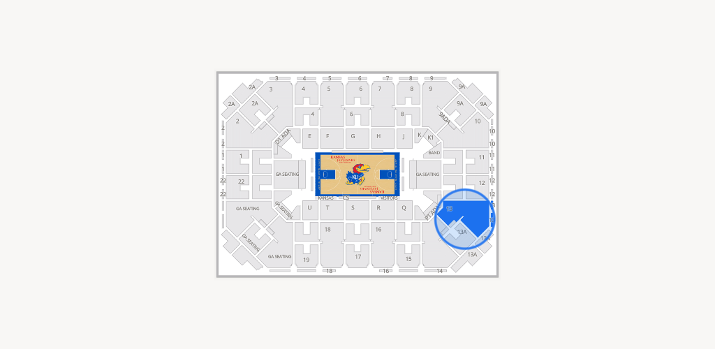 Allen Fieldhouse Seating Chart