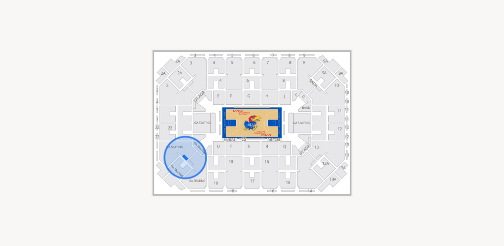 Allen Fieldhouse Seating Chart