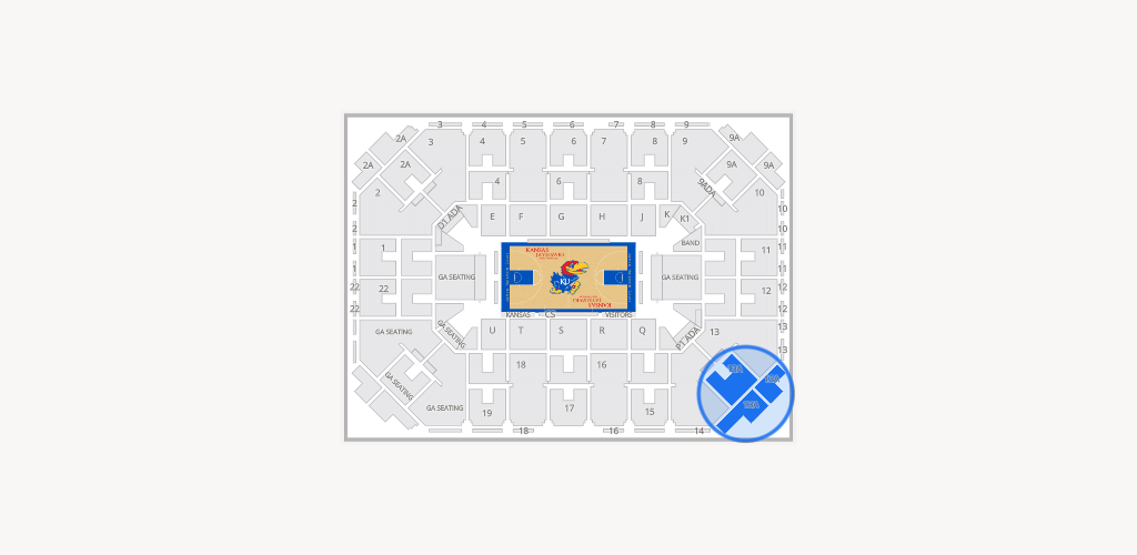Allen Fieldhouse Seating Chart