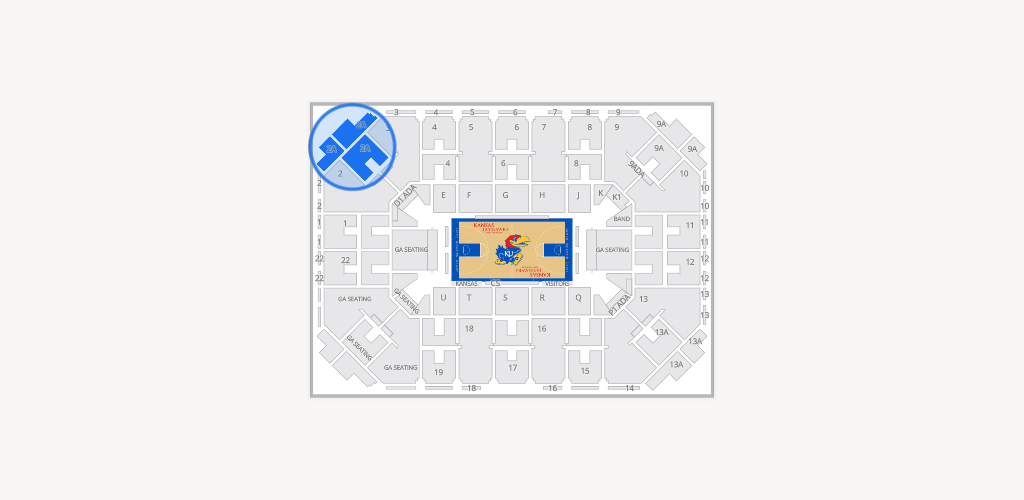 Allen Fieldhouse Seating Chart