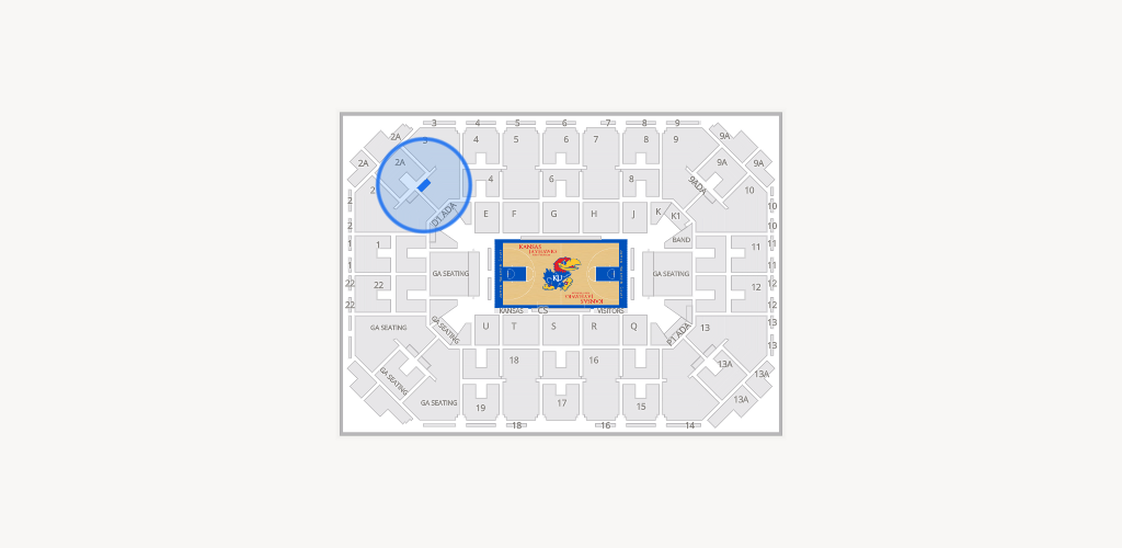 Allen Fieldhouse Seating Chart
