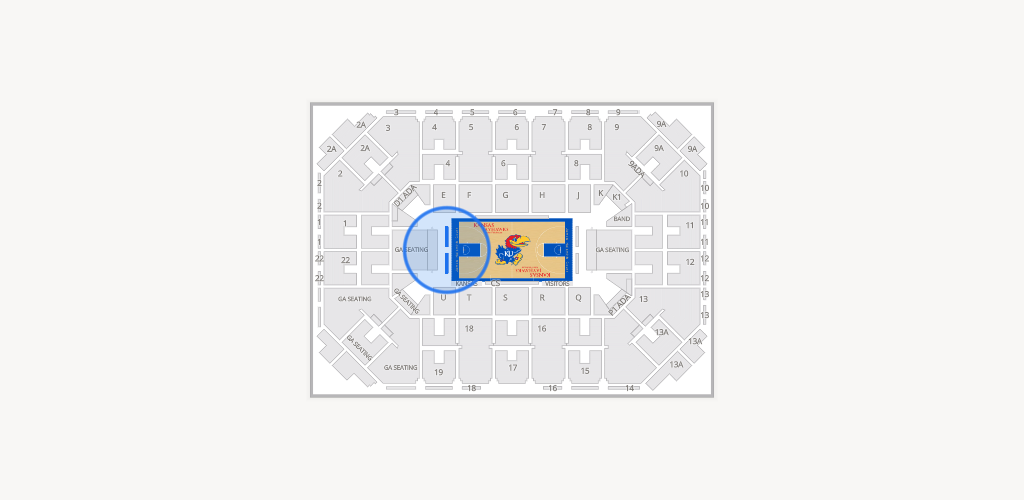 Allen Fieldhouse Seating Chart