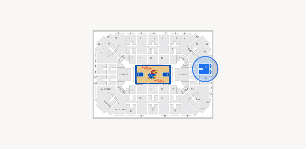 Allen Fieldhouse Seating Chart