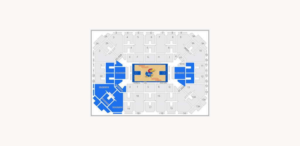 Allen Fieldhouse Seating Chart