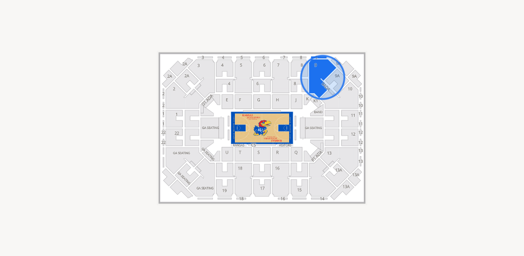 Allen Fieldhouse Seating Chart