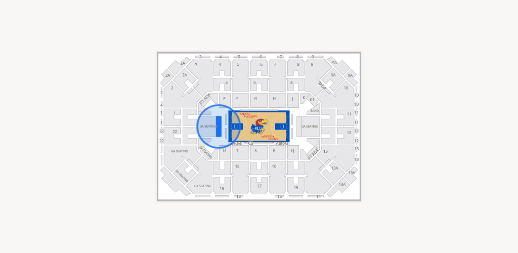 Allen Fieldhouse Seating Chart