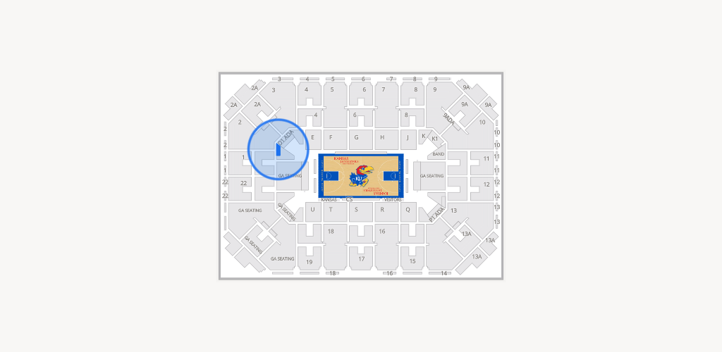 Allen Fieldhouse Seating Chart