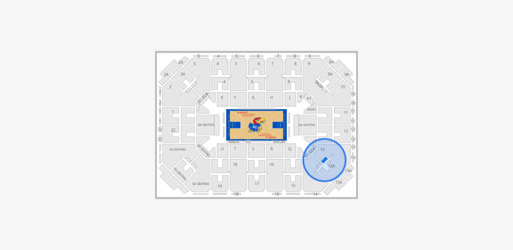 Allen Fieldhouse Seating Chart