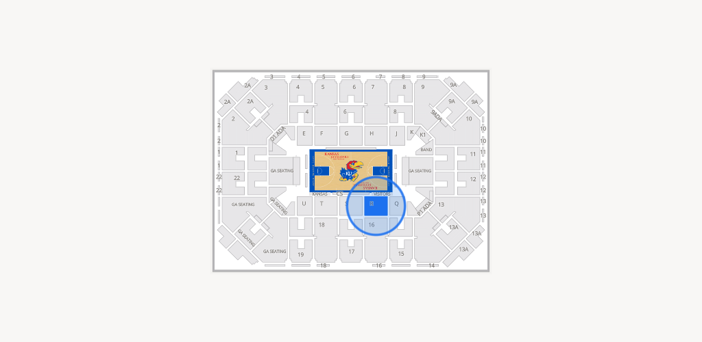 Allen Fieldhouse Seating Chart
