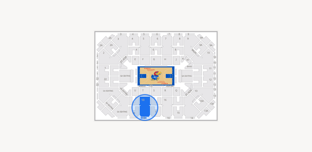 Allen Fieldhouse Seating Chart