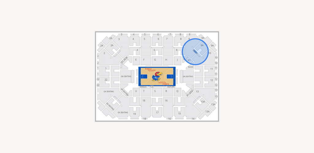 Allen Fieldhouse Seating Chart