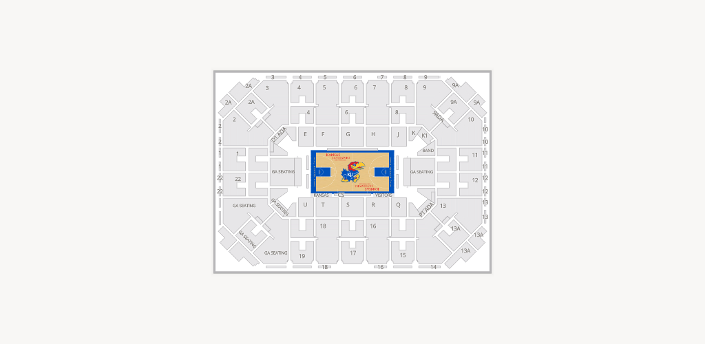 Allen Fieldhouse Seating Chart