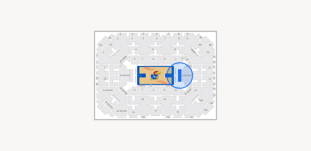 Allen Fieldhouse Seating Chart