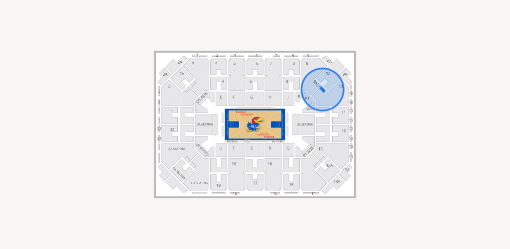 Allen Fieldhouse Seating Chart