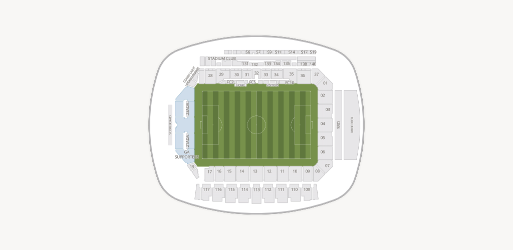 Allianz Field Seating Chart