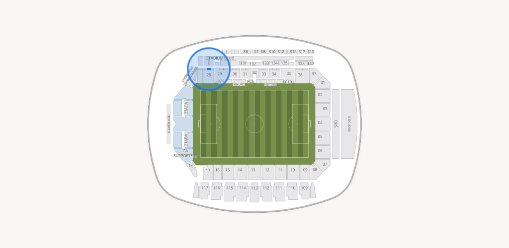 Allianz Field Seating Chart