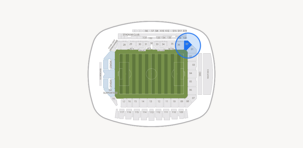 Allianz Field Seating Chart