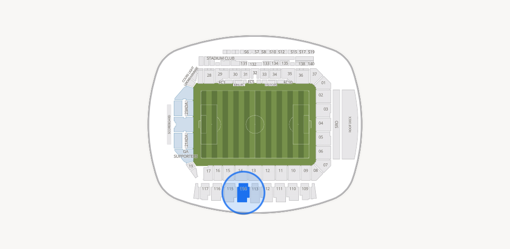 Allianz Field Seating Chart