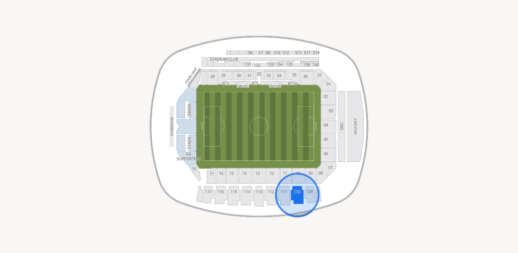 Allianz Field Seating Chart