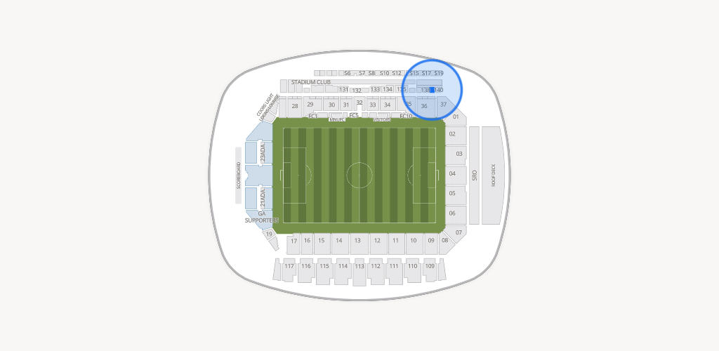 Allianz Field Seating Chart