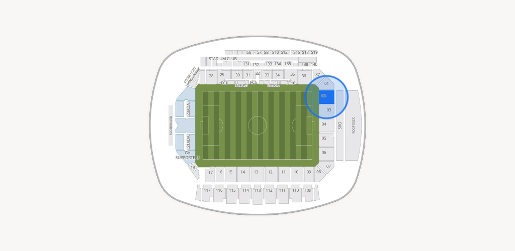Allianz Field Seating Chart