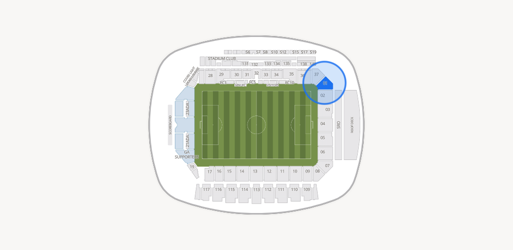 Allianz Field Seating Chart