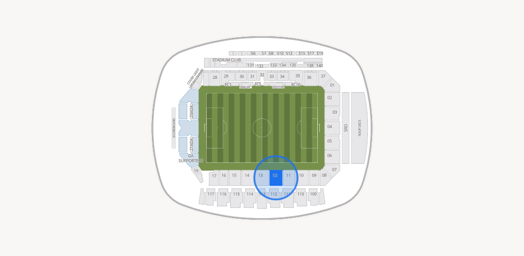 Allianz Field Seating Chart