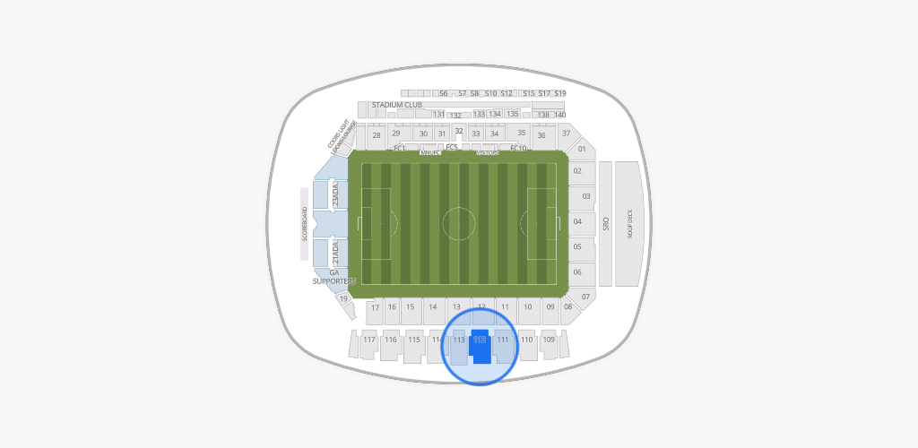 Allianz Field Seating Chart