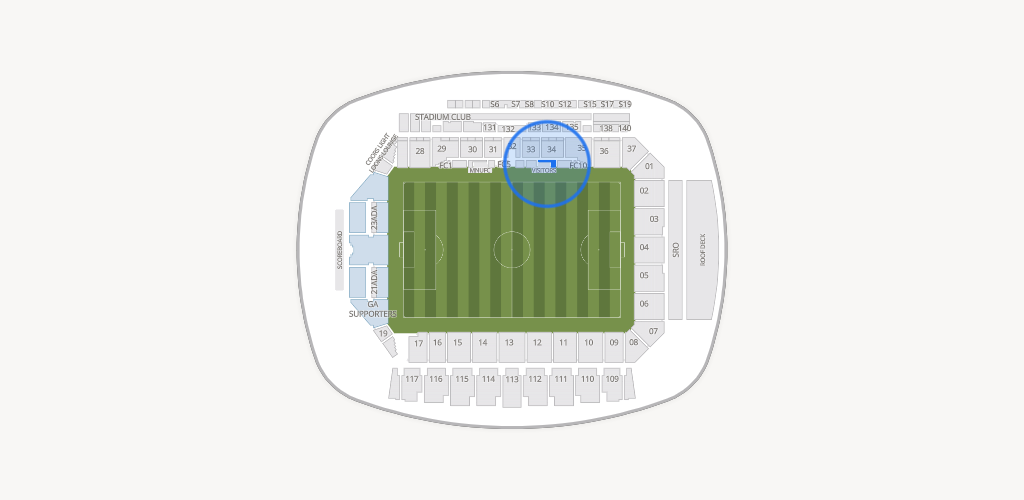 Allianz Field Seating Chart