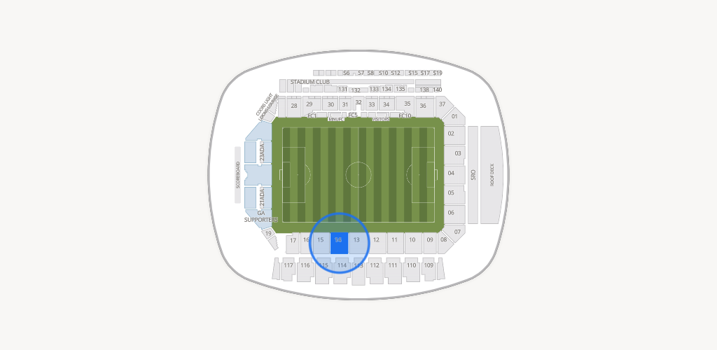 Allianz Field Seating Chart