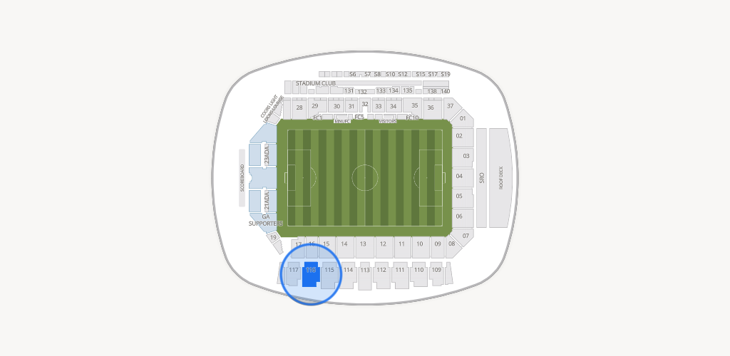 Allianz Field Seating Chart