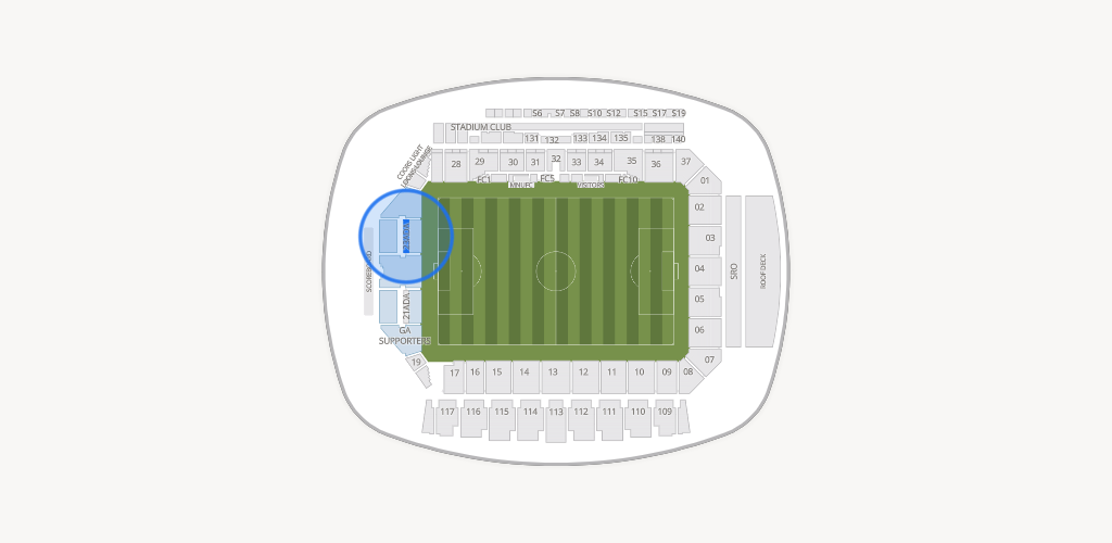 Allianz Field Seating Chart